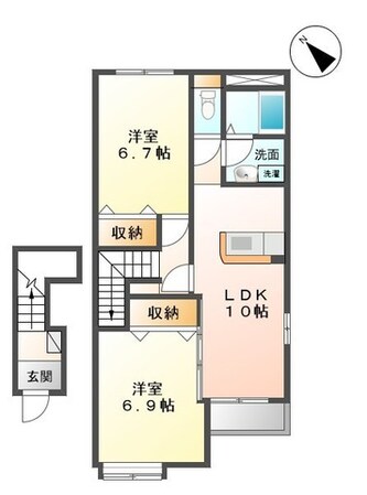 クレシアの物件間取画像